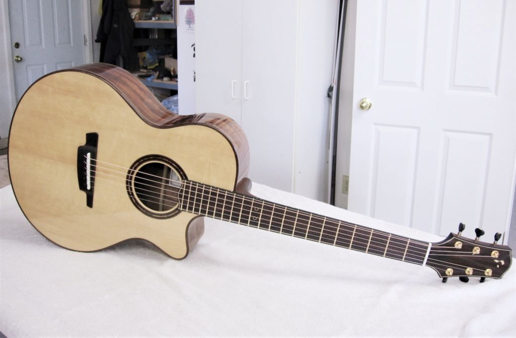 Pinnacle 15 Acoustic guitar.   Ural Mountain Spruce with Higuerilla.
